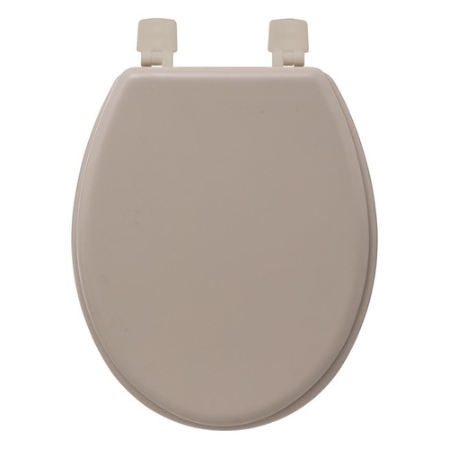 Abattant WC taupe bois