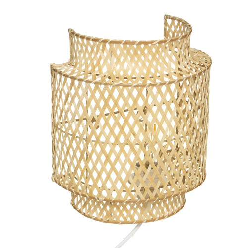 Applique Bambou Liby D 23 cm Beige - Lampe bois design