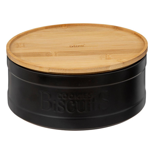 Boîte biscuits en céramique "Naturéo" - noir 3S. x Home  - Accessoire cuisine design
