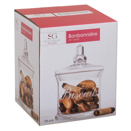 Bonbonnière à biscuits H19 3S. x Home  - Accessoire cuisine design
