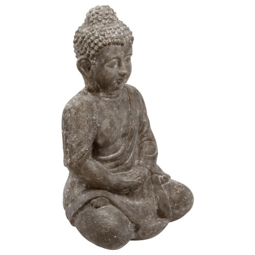 Bouddha assis ciment H46