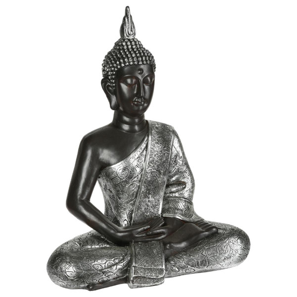 Figurine Bouddha couleur noir Hauteur 63cm