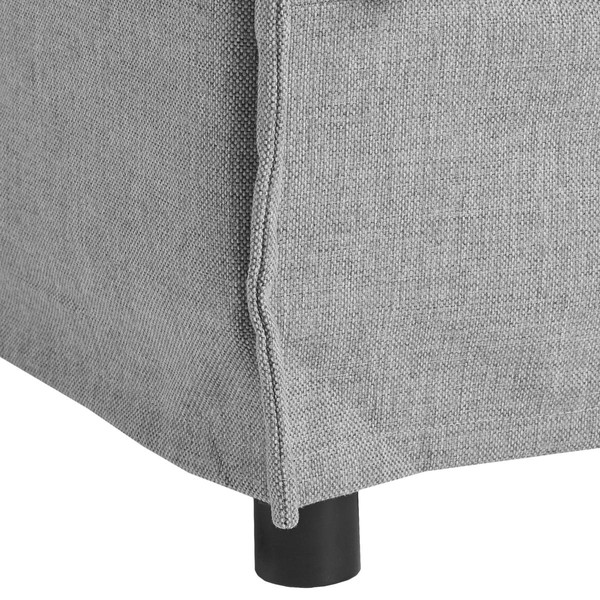 Canapé en tissu gris