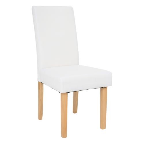 Chaise à housser "Jana" blanc 3S. x Home  - Chaise rouge design