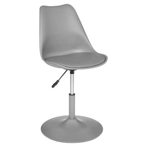 Chaise "AJ AIKO" gris clair en polypropylène - 3S. x Home - Chaise design