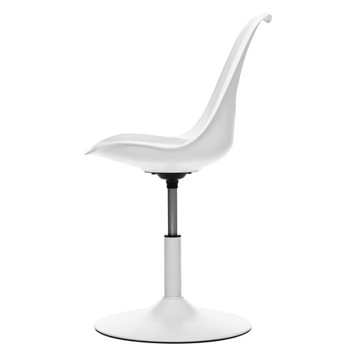 Chaise ajustable "Aiko" blanc en polypropylène