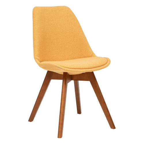 CHAISE BAYA VINTAGE JAUNE OCRE 3S. x Home  - Chaise jaune design