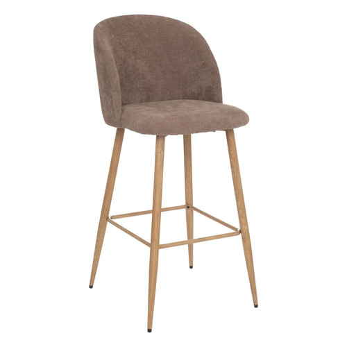 Chaise de bar "Celeste" imitation chêne taupe - 3S. x Home - Chaise design et tabouret design