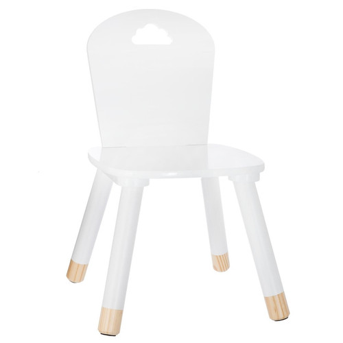 Chaise enfant "Douceur" blanc 3S. x Home  - Fauteuil et chaise enfant design