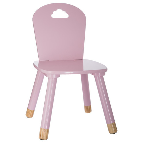 Chaise enfant "Douceur" rose - 3S. x Home - Chambre enfant et bebe design