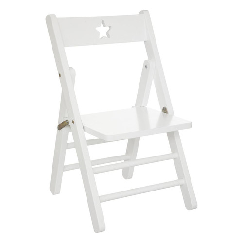 Chaise pliante blanche 3S. x Home  - Fauteuil et chaise enfant design