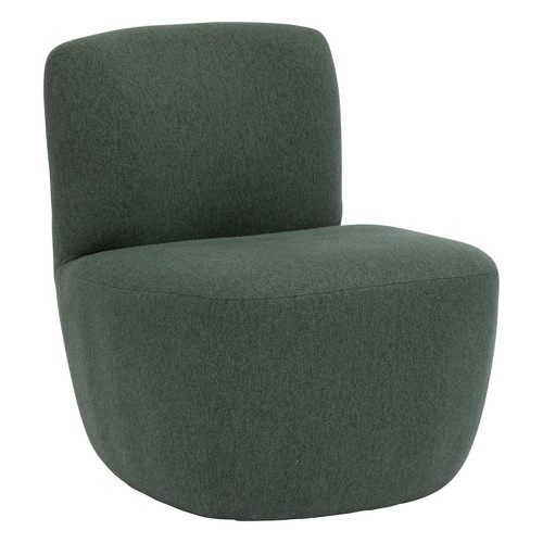 Chauffeuse revetement tissu "Leone" vert cèdre 3S. x Home  - Pouf et fauteuil design