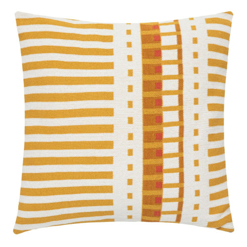 COUSSIN RAYURES TRICOT 40X40 3S. x Home  - Coussin multicolore