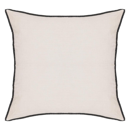 Coussin en coton beige 45x45 cm "Linah" 3S. x Home  - Textile design