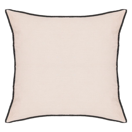Coussin "Linah" coton rose 45x45 cm 3S. x Home  - Coussin rose