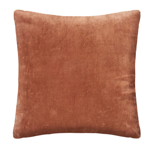 Coussin "Otto" velours rose terracotta 55x55 cm 3S. x Home  - Coussin rose