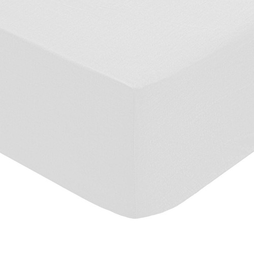 Drap-housse, percale, blanc, 160x200 cm 3S. x Home  - Chambre lit
