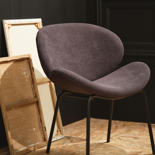 Fauteuil fusain COZY  Factory  - Pouf et fauteuil design