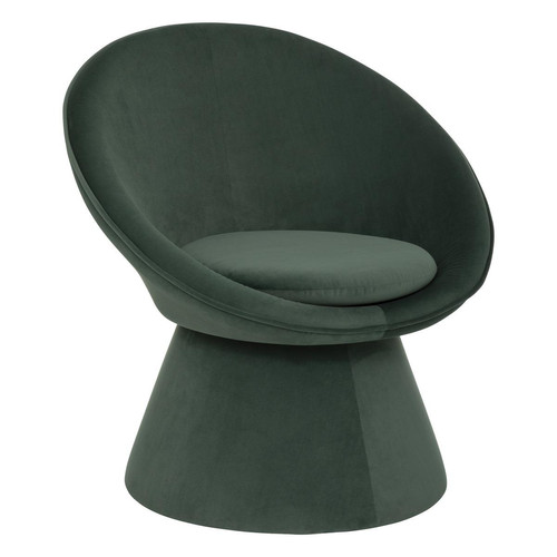 Fauteuil "Plopi" métal vert cèdre 3S. x Home  - Pouf et fauteuil design