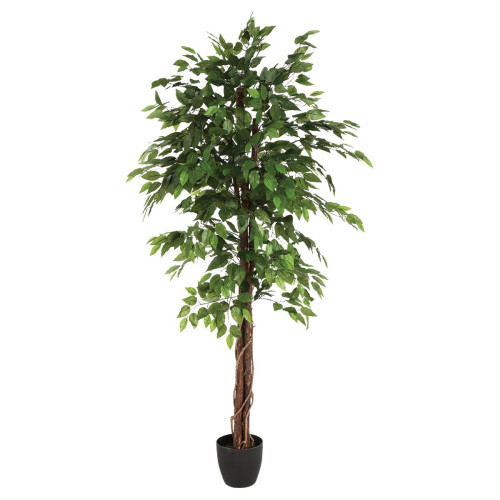 Ficus artificiel en pot H180 - Deco plantes fleurs artificielles