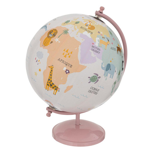 Globe rose en métal 3S. x Home  - Chambre enfant et bebe design