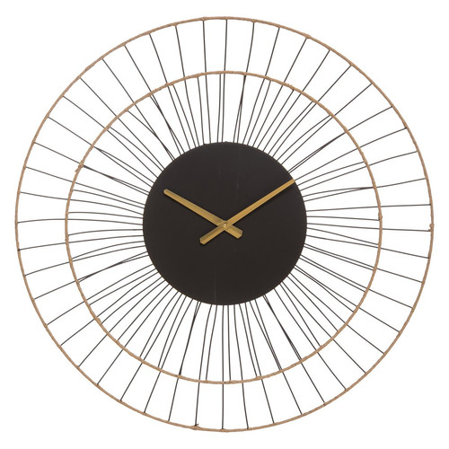 Horloge "Alara" noir en métal D69,5cm