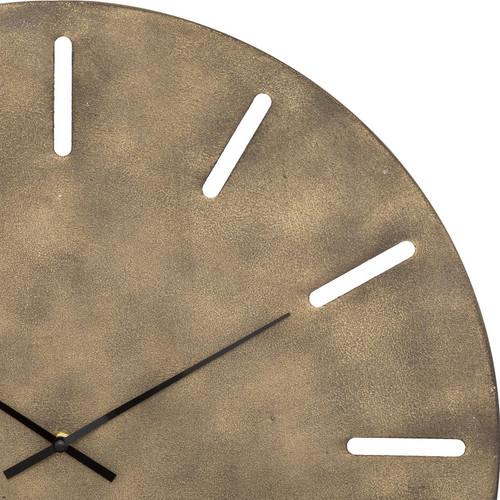 Horloge "Inacio" métal bronze D55 cm