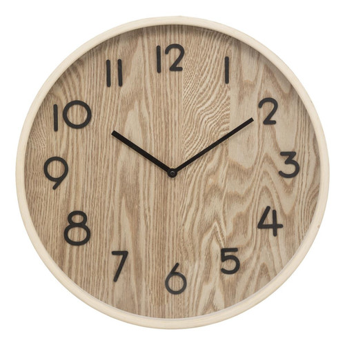 Horloge "Ivana" bois et verre D38 cm 3S. x Home  - Horloge design