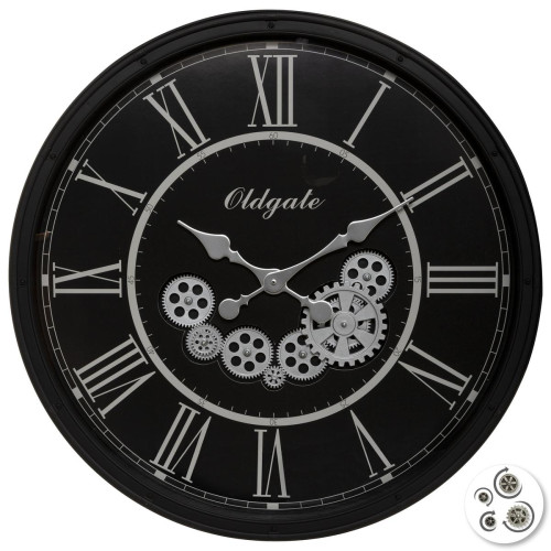 Horloge Meca Plastique D 76 Loann - Horloge design noire