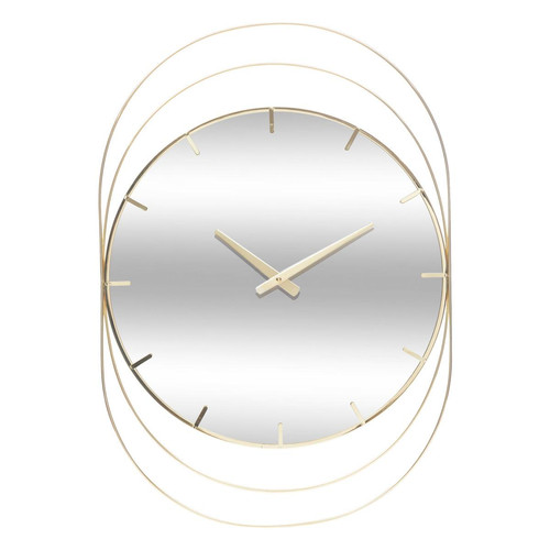 Horloge métal miroir 48x70 cm COL  3S. x Home  - Horloge metal design