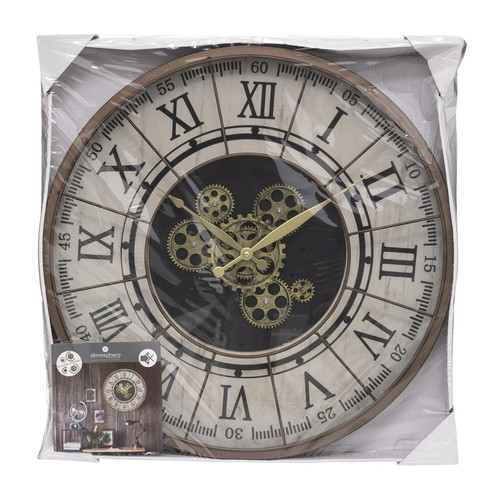 Horloge Métal Mécanique Marron D 57 Stella  - 3S. x Home - Déco et luminaires