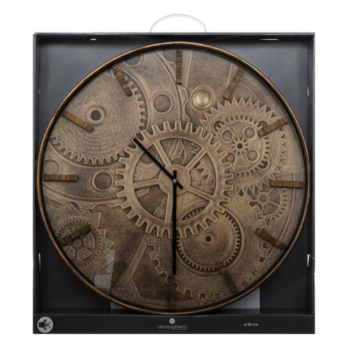 Horloge plastique mécanique DEYAN  3S. x Home  - Horloge design noire