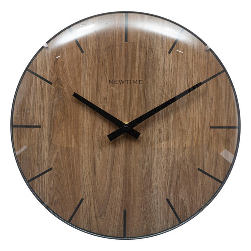 Horloge plastique et verre D30 cm MAELI 3S. x Home  - Horloge bois design