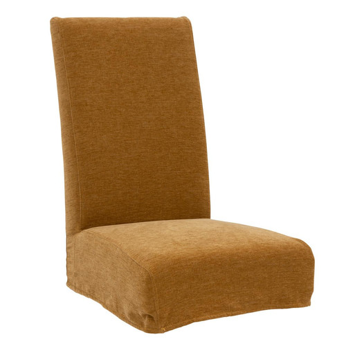 Housse de chaise "Jana" ocre 3S. x Home  - Chaise marron design
