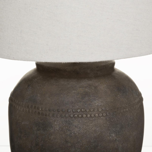 Lampe "Ailen", céramique, marron Hauteur 60 cm 3S. x Home  - Edition Vintage Déco et Luminaires