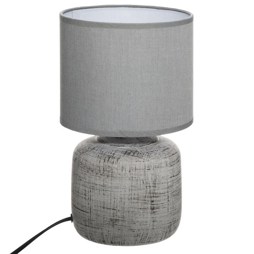 Lampe Céramique Gris H 18,5 Salta 3S. x Home  - Lampe a poser design