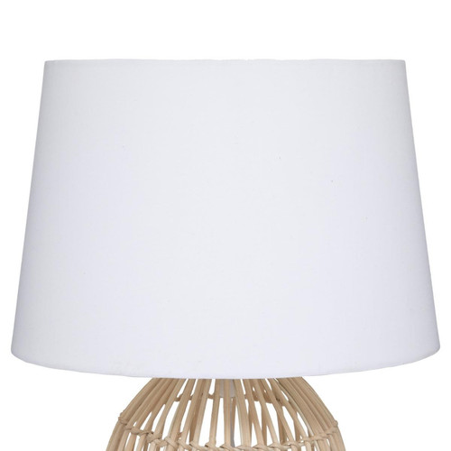 Lampe droite "Lucia" H48,5cm, beige naturel