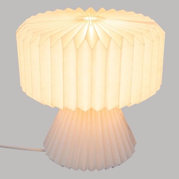 Lampe à poser design "Edda" H32cm blanc