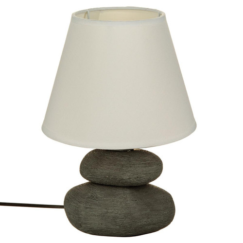 Lampe en céramique à galets H30 3S. x Home  - Lampe design