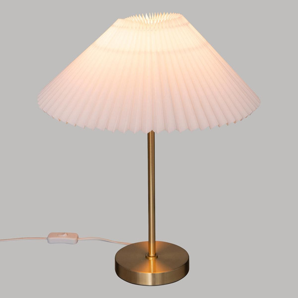 Lampe H47cm blanc en métal