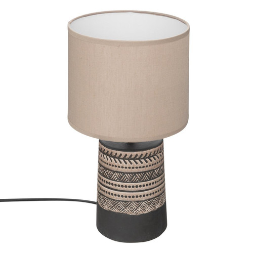 Lampe "Lee"  H34cm en coton 3S. x Home  - Lampe design