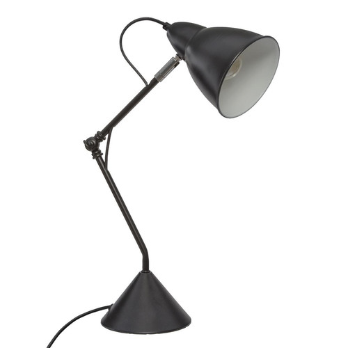 Lampe Métallique Noir South Aude 3S. x Home  - Lampe a poser design