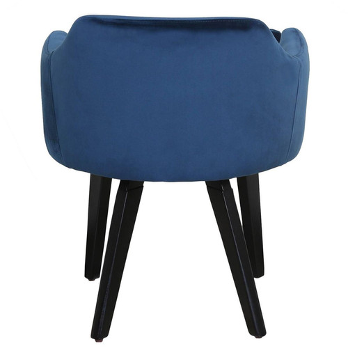 Lot de 20 chaises / fauteuils Gybson Velours Bleu