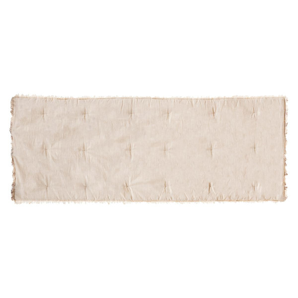 Matelas d'assise "Rivi" coton ivoire 60x180 cm