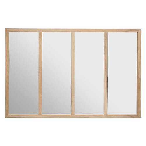 Miroir atelier "Mae" beige en bois 116x76cm 3S. x Home  - Tableaux design