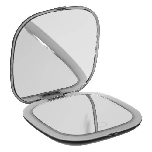 Miroir de poche avec lampe LED  - 3S. x Home - Miroir carre design