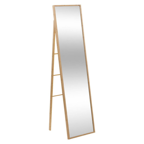 Miroir échelle en bambou 41x160cm - Miroir rectangulaire design