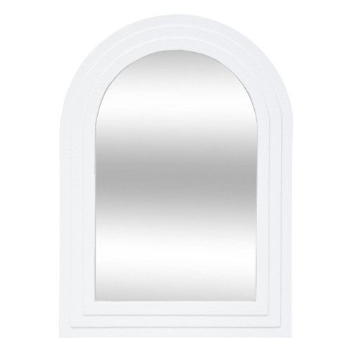Miroir en bois blanc "Emily"  - 3S. x Home - Decoration murale design