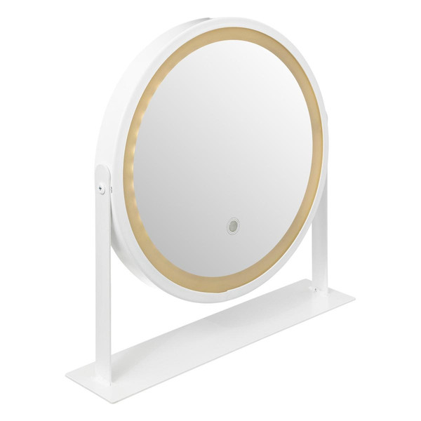 Miroir led Pivot rond blanc
