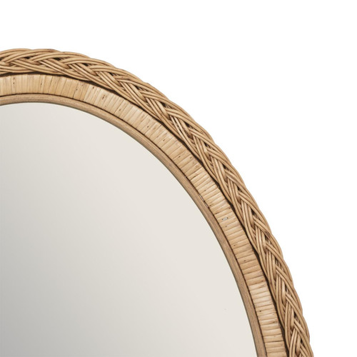 Miroir "Lour" rotin 50x70 cm 3S. x Home  - Miroir rectangulaire design